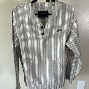 STUSSY Limited Edition Stussy long sleeve heavy poncho Size L